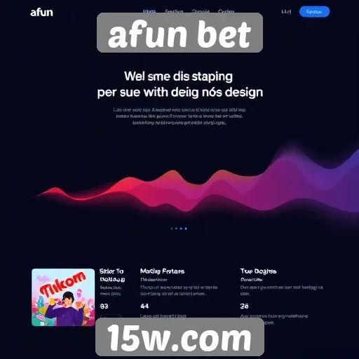 Estudo sobre a evolução do design no site afun bet